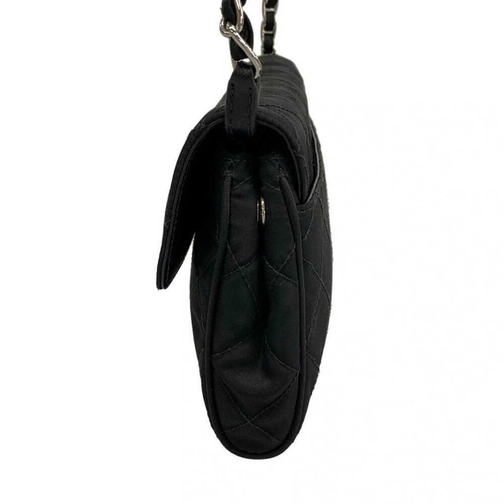 PRADA - Black Nylon Shoulder Bag - Picture 4 of 15